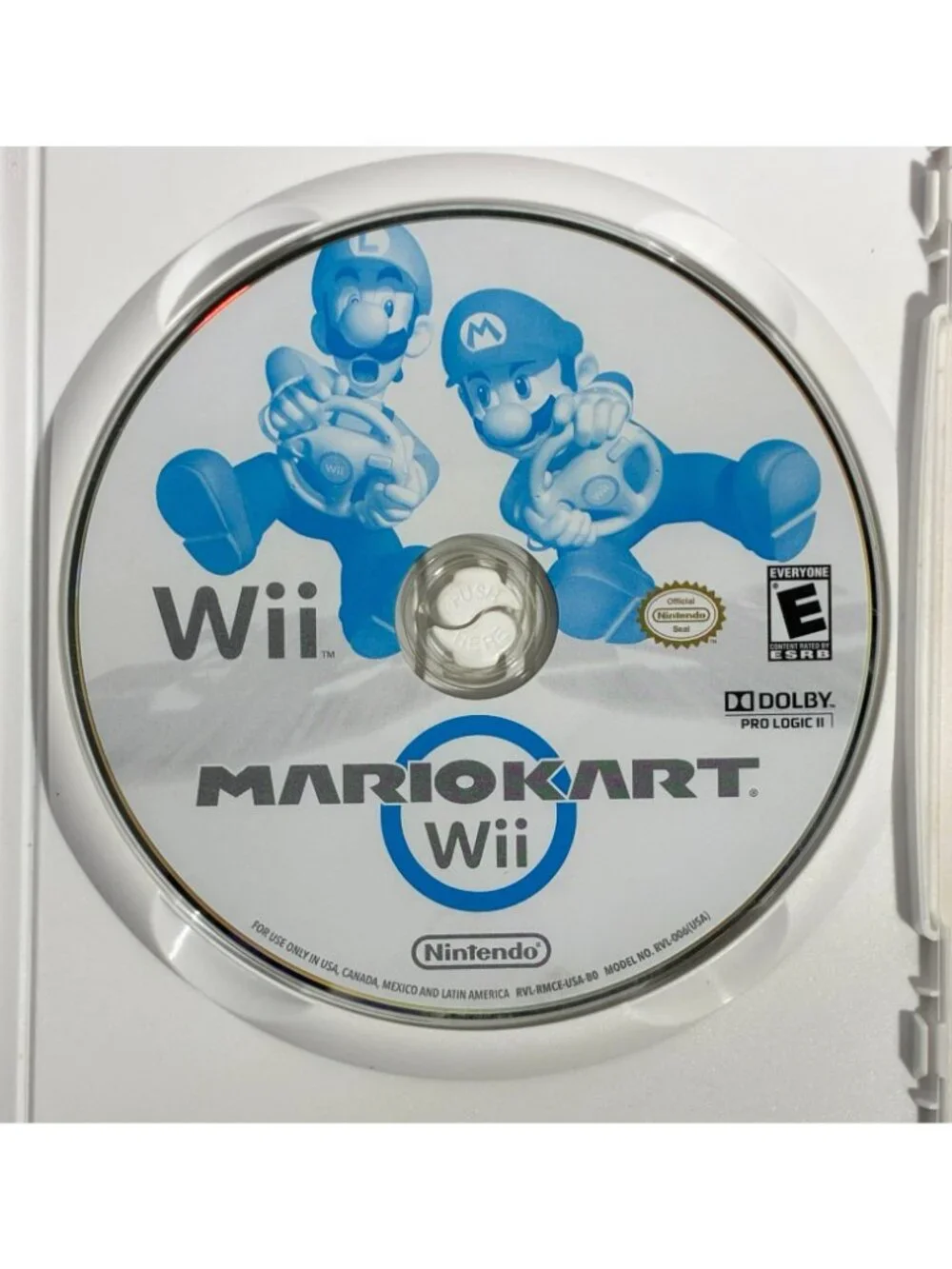 Mario Kart Wii Nintendo 2008 Complete CIB Tested Working Racing Game Case Manual